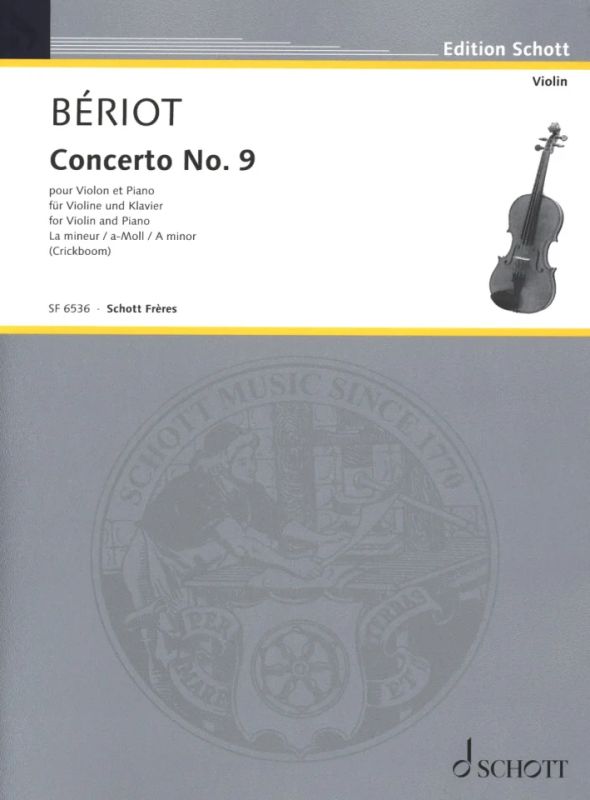 Charles Auguste de Bériot - Violinkonzert Nr. 9  a-Moll op. 104