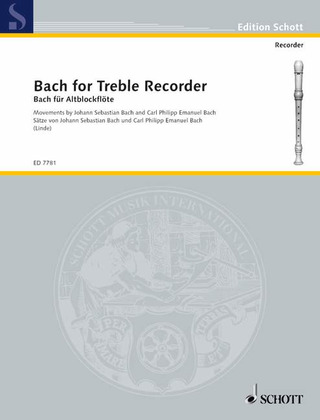 Carl Philipp Emanuel Bachet al. - Bach für Alt-Blockflöte