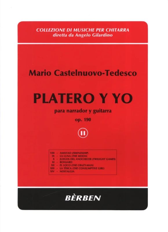 Mario Castelnuovo-Tedesco - Platero Y Yo Opus 190 Vol. 2
