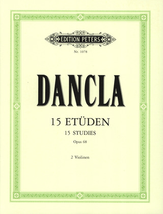 Charles Dancla - 15 Etüden op. 68
