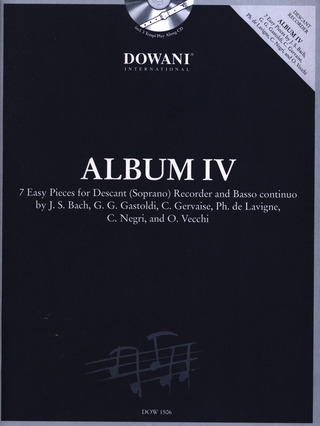Album IV für Sopranblockflöte und Basso continuo
