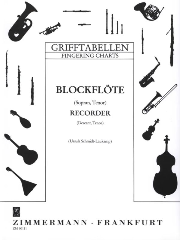 Ursula Schmidt-Laukamp - Grifftabelle für Blockflöte (Sopran, Tenor) (0)