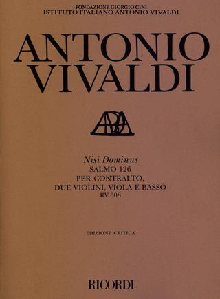 Antonio Vivaldi et al. - Nisi Dominus. Salmo 126 Rv 608