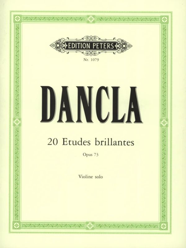 Charles Dancla - 20 Études brillantes op. 73