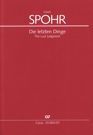 Louis Spohr: DIE LETZTEN DINGE WOO 61 - THE LAST JUDGMENT
