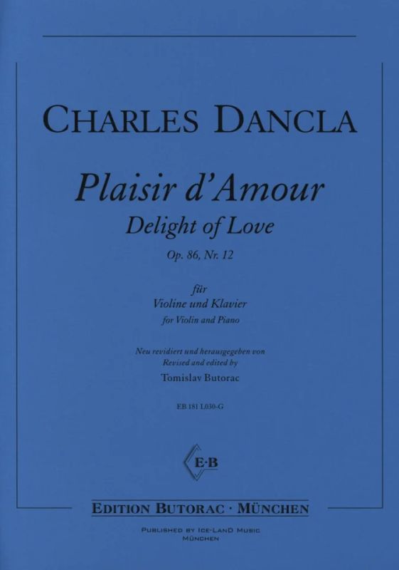 Charles Dancla - Plaisir d'Amour op. 86 Nr. 12