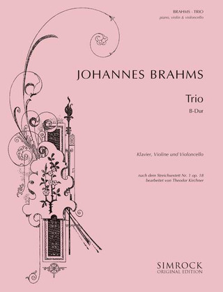 Johannes Brahms - Piano trio No. 1 B flat Major