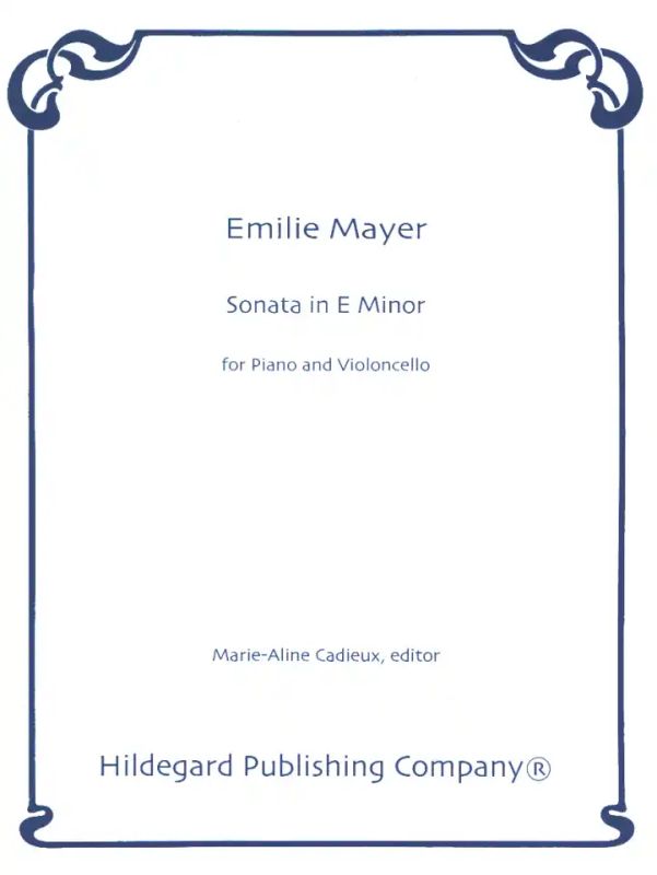 Emilie Mayer - Sonata in E Minor