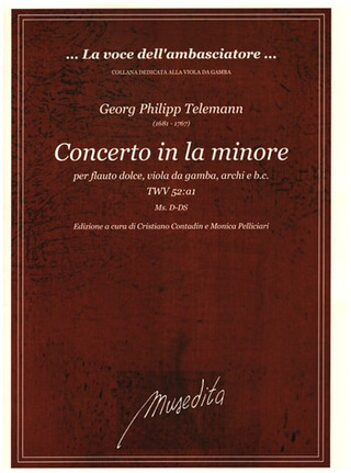 Georg Philipp Telemann - Concerto in la minore TWV 52:a1
