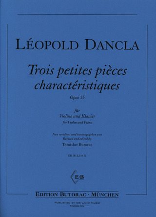 Léopold Dancla: Trois petites pièces caractéristiques op. 55