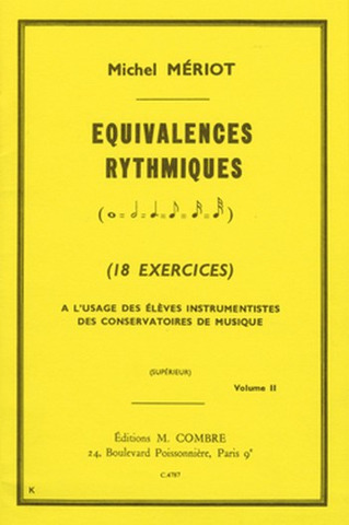 Michel Meriot - Equivalences rythmiques 2