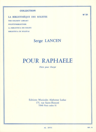 Serge Lancen - Pour Raphaele