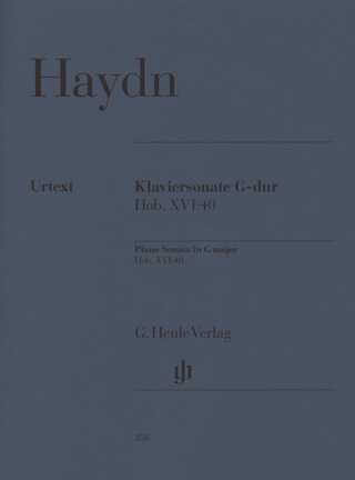 Joseph Haydn: Piano Sonata G major Hob. XVI:40