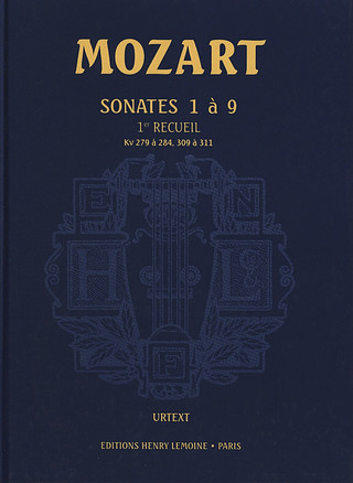 Wolfgang Amadeus Mozart - Sonates Vol.1 n°1 à 9