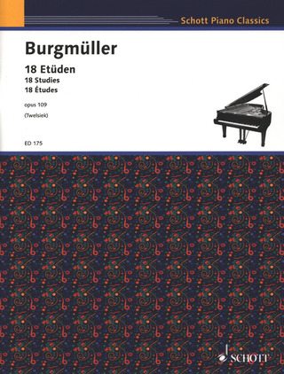 Friedrich Burgmüller: 18 Etüden op. 109