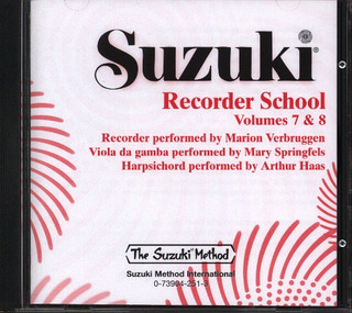 Suzuki Recorder School 7 &8