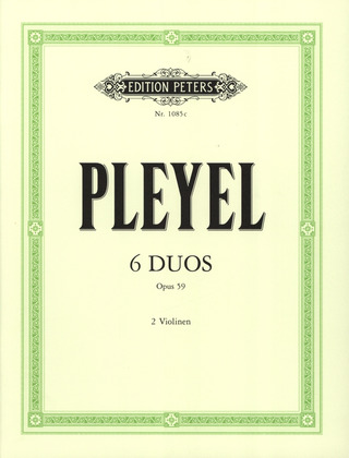 Ignaz Josef Pleyel: Sechs Duos op. 59