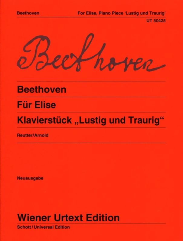 Ludwig van Beethoven - "Fur Elise" and Piano work "Lustig – Traurig"
