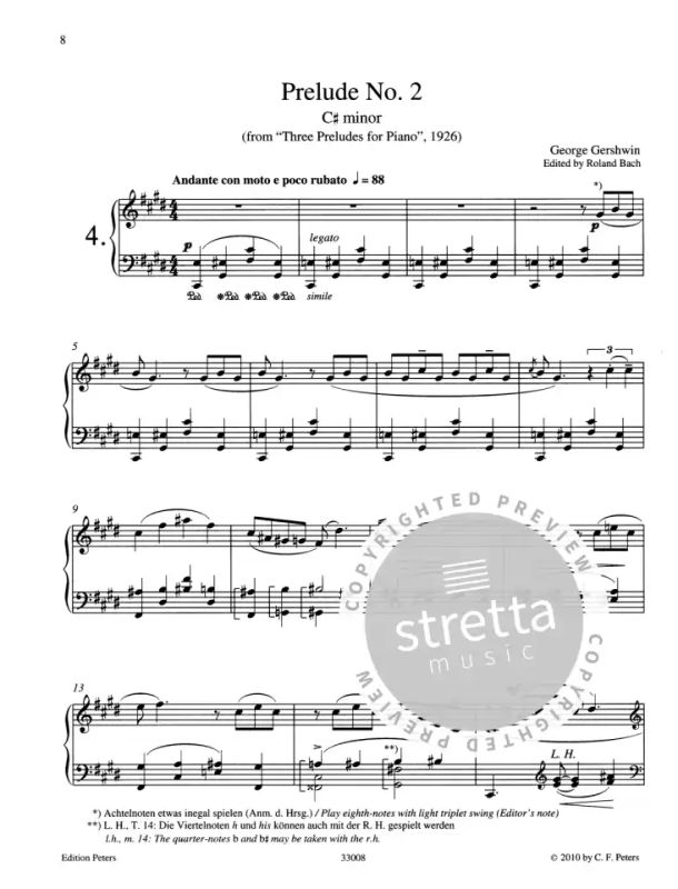 Jazz Classics Band 1 Gershwin George Noten für Klavier 11270A