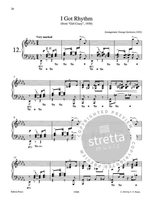 Gershwin Noten für Klavier 11270A Jazz Classics Band 1 George
