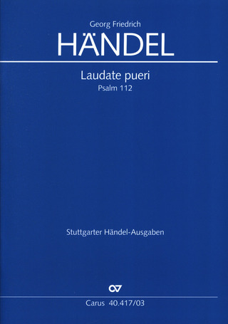 Georg Friedrich Händel - Laudate pueri HWV 237