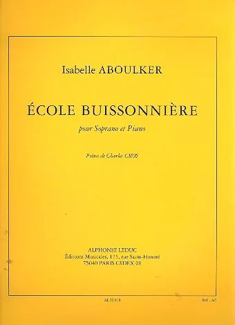 Isabelle Aboulker - École buissonnière pour soprano et piano