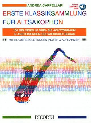 Andrea Cappellari - Erste Klassiksammlung für Altsaxophon