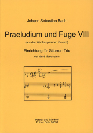 Johann Sebastian Bachet al. - Präludium und Fuge VIII BWV 853