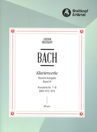 Johann Sebastian Bach - Concertos after Different Composers Nos. 1–8 BWV 972–979