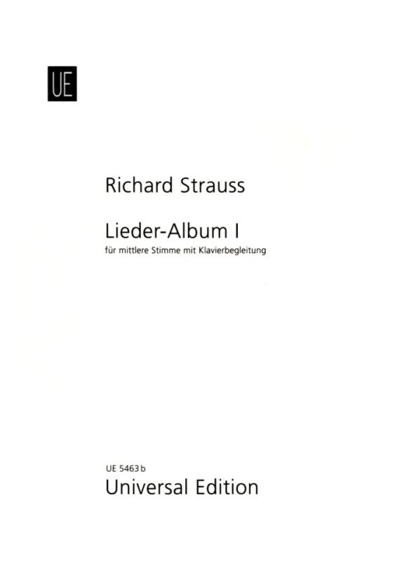 Richard Strauss - Song Album 1 – Medium Voice