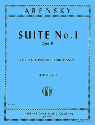 Anton Arenski: Suite Op 15