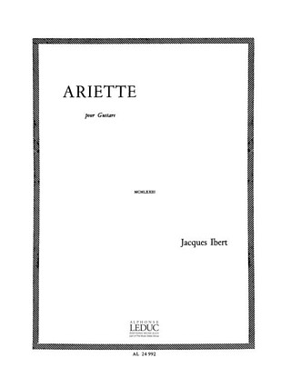 Jacques Ibert - Ariette