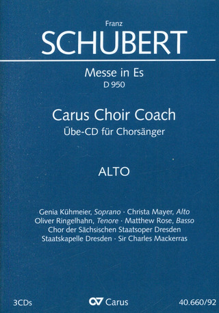 Mass in e flat major – Carus Choir Coach