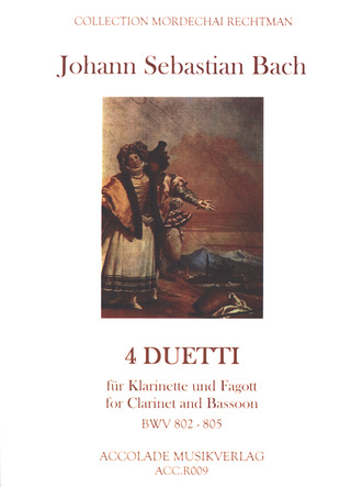 Johann Sebastian Bach - 4 Duetti für Klarinette und Fagott BWV 802-805