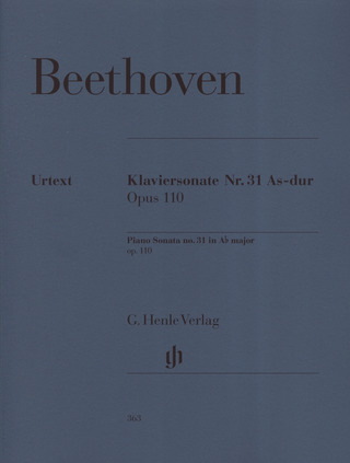 Ludwig van Beethoven: Piano Sonata no. 31 A flat major op. 110
