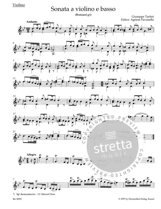 Giuseppe Tartini: Sonate g-Moll "Teufelstriller" (2)