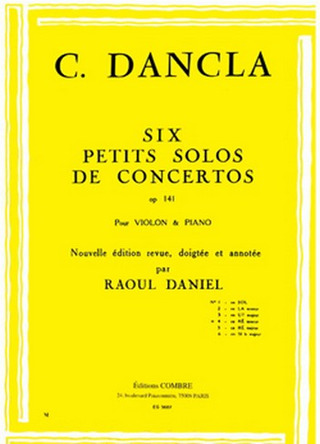 Charles Dancla - Petit solo de concerto Op.141 n°4 en ré min.
