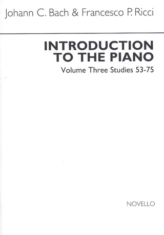 Johann Christian Bach - Introduction To The Piano Volume Three