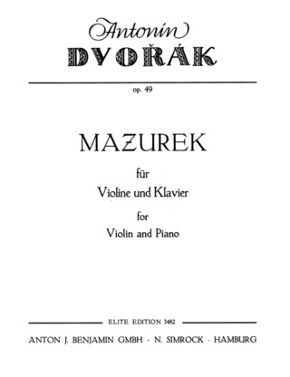 Antonín Dvořák - Mazurka  e-Moll op. 49