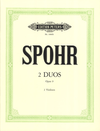 Louis Spohr: 2 Duos für 2 Violinen op. 9