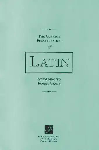 Michael de Angelis - Correct Pronunciation of Latin according to Roman Usage