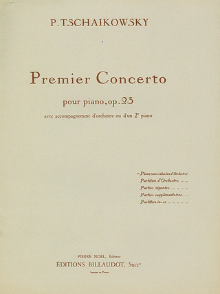 Piotr Ilitch Tchaïkovski - Concerto op. 23/1