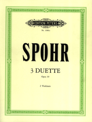 Louis Spohr: 3 Duette für 2 Violinen op. 39