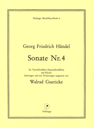 Georg Friedrich Händel - Sonate C-Dur Nr. 4