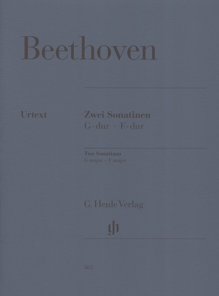 Ludwig van Beethoven - 2 Sonatinen für Klavier F-Dur und G-Dur (Anhang 5)