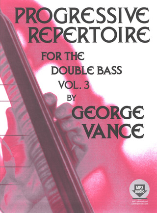 G. Vance - Progressive Repertoire For The Double Bass - Book 3 (Book/CD)