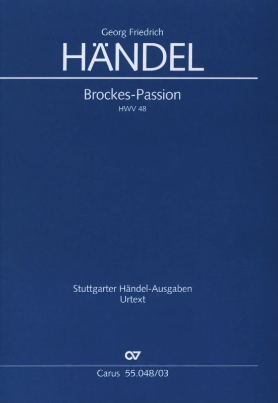 Georg Friedrich Händel - Brockes-Passion HWV 48