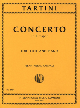 Giuseppe Tartini - Concerto in F Major for flute and piano