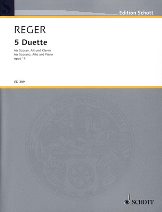 Max Reger - 5 Duette op. 14
