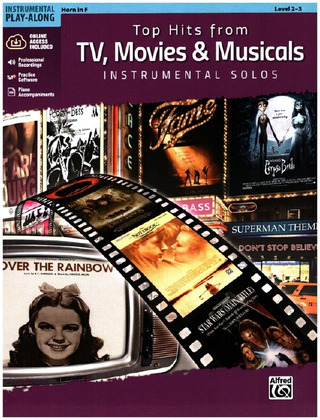 Alfred's Instrumental Play-Along: Top Hits From TV, Movies & Musicals - Horn In F (Book/CD)